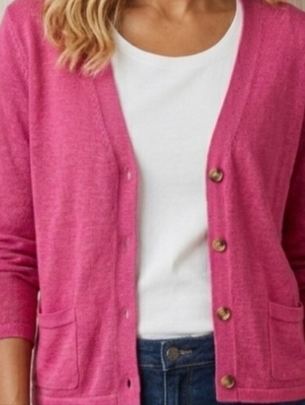Barbie Pink cardigan size 12